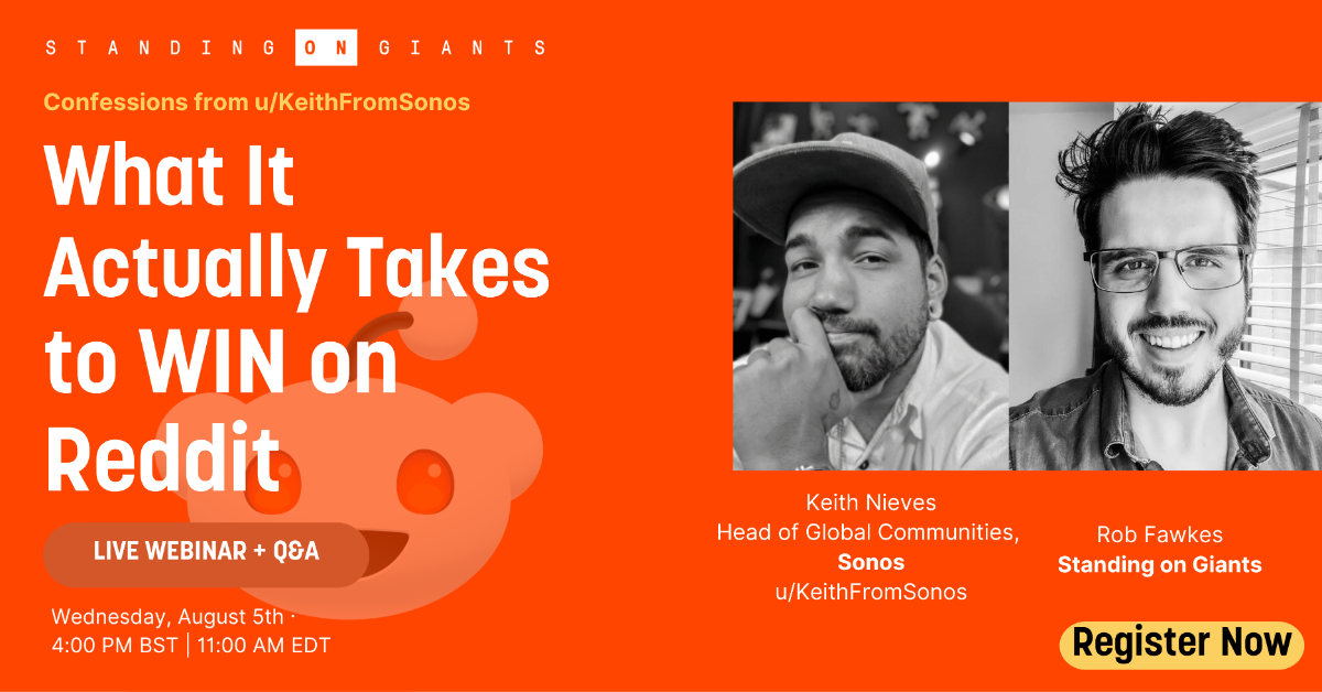 What It Actually Takes to Win on Reddit - With Keith Nieves from Sonos and Standing on Giants