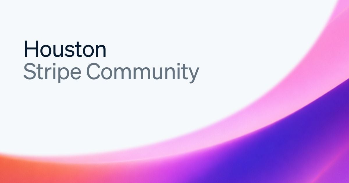 Stripe Houston community X Side Projects Society-August event