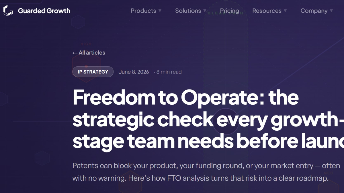 FTO for Product Teams Before Launch