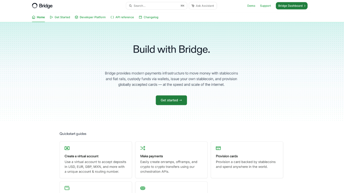 Build with Bridge