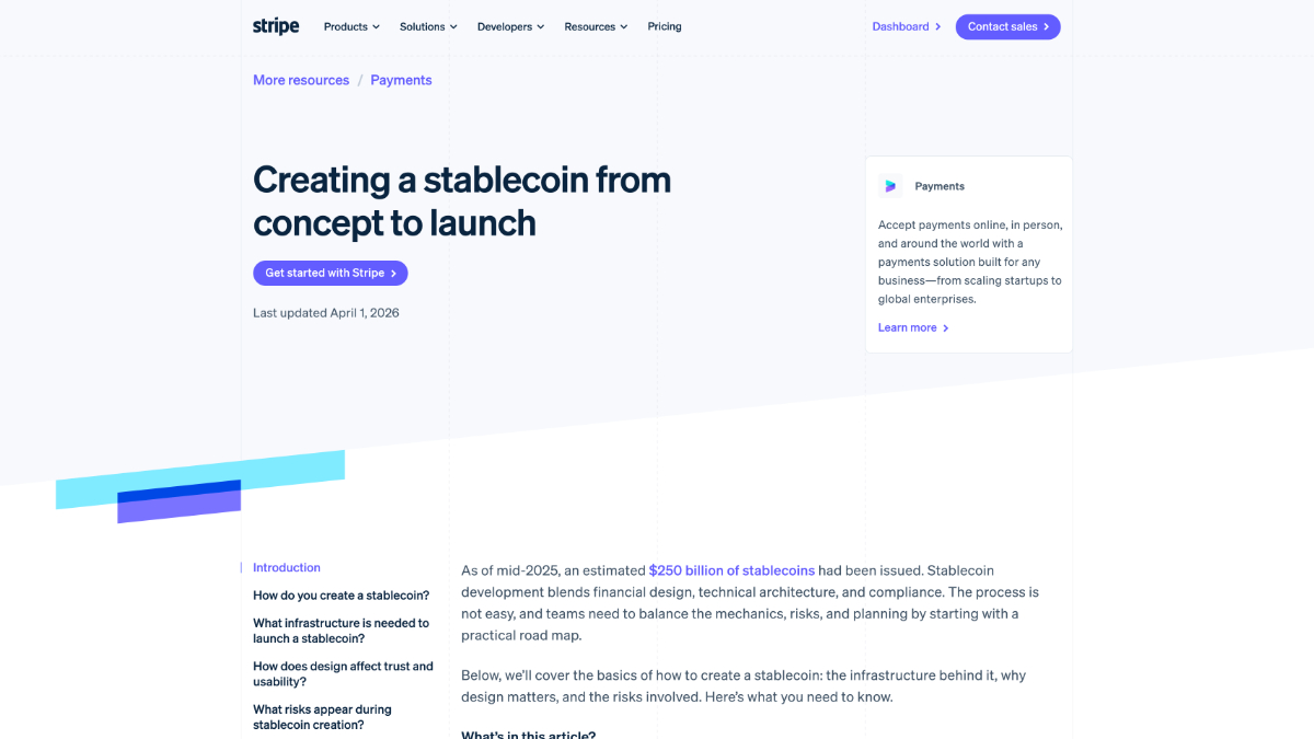 Creating a Stablecoin from Concept to Launch