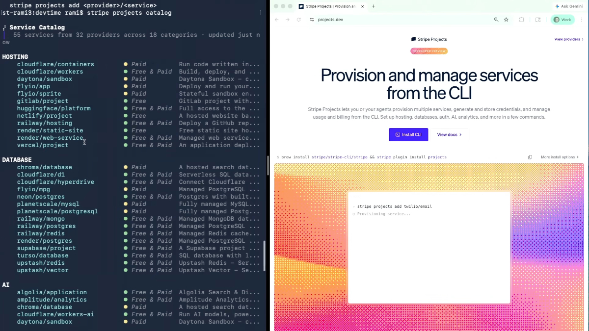 Stripe's Projects.dev