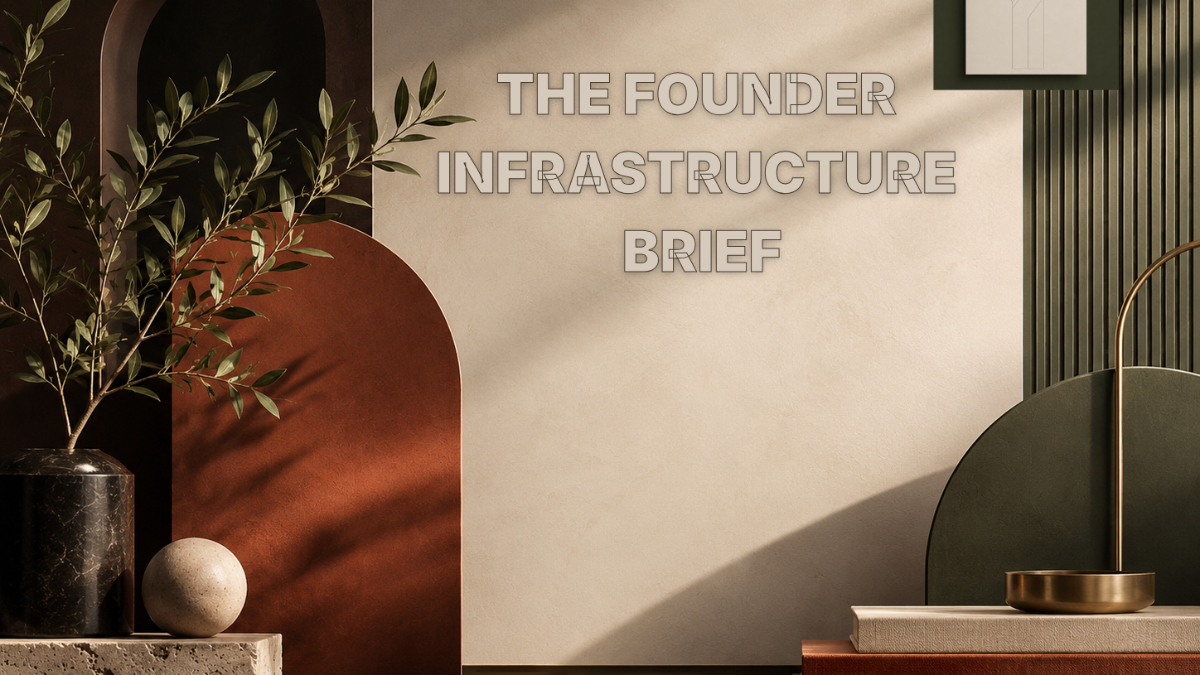 The Founder Infrastructure Brief