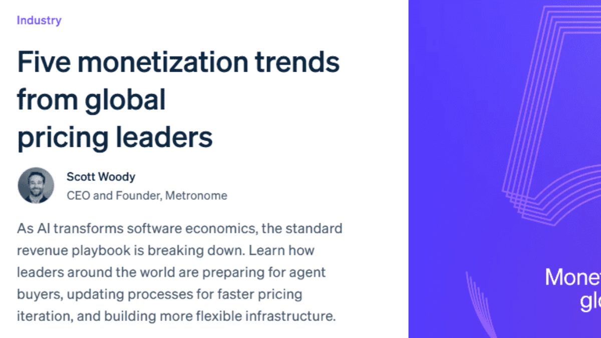5 monetization trends from global pricing leaders
