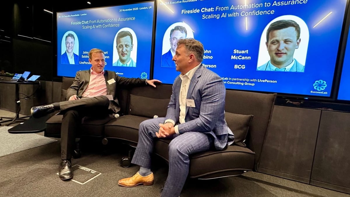 John Sabino at the CSS Executive Forum London: A Blueprint for Responsible, Customer-First AI