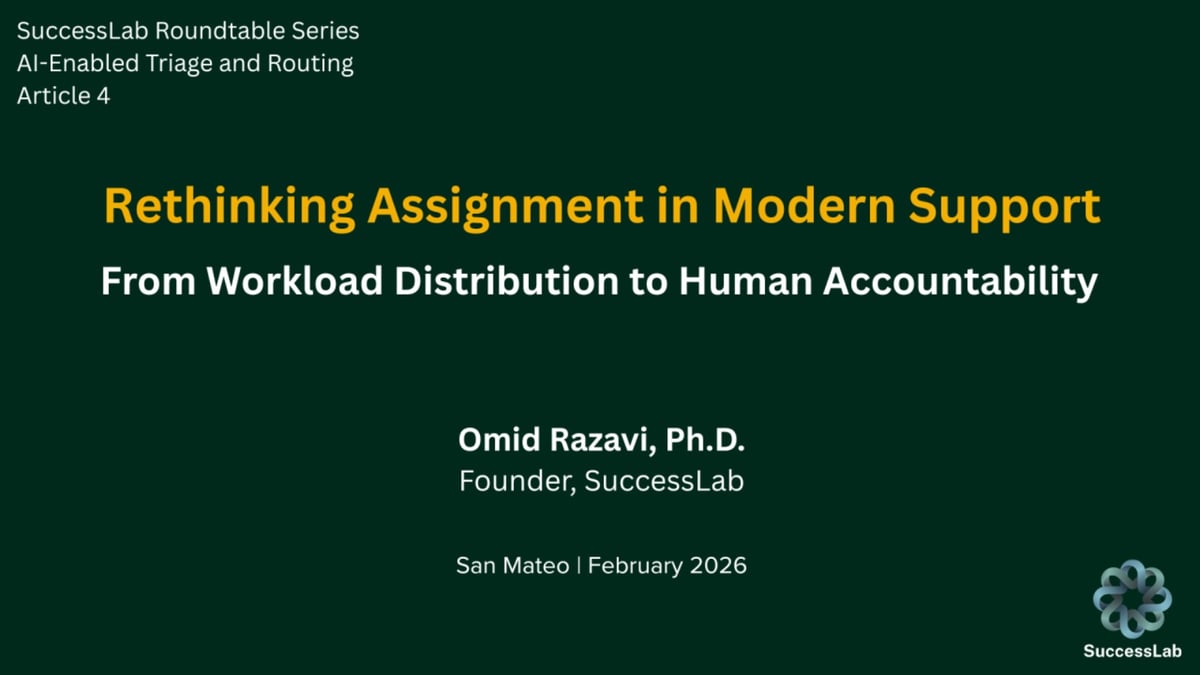 Rethinking Assignment in Modern Support