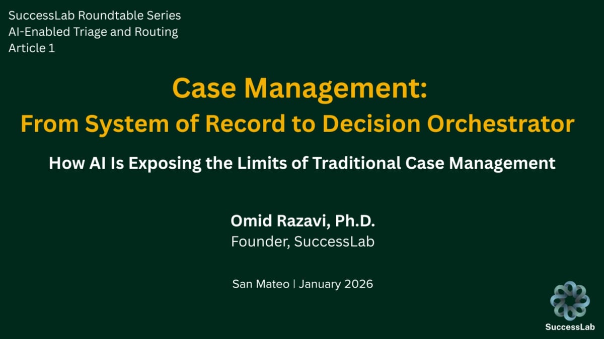 Case Management: From System of Record to Decision Orchestrator