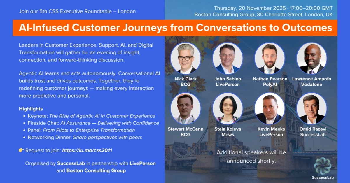 AI-Infused Customer Journeys from Conversations to Outcomes