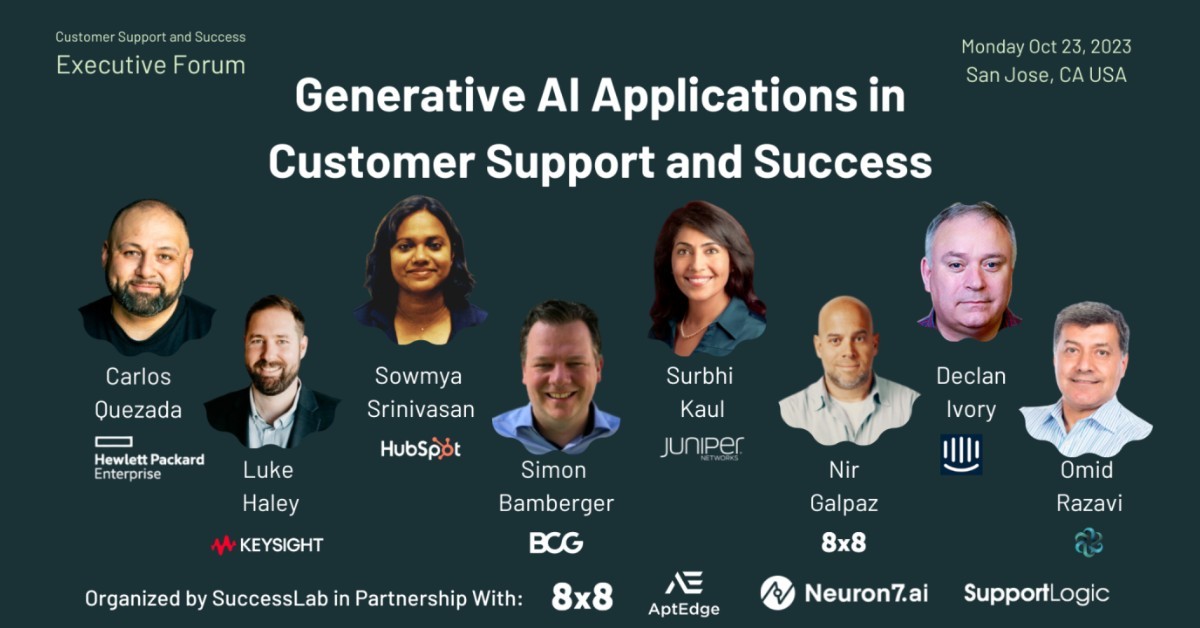 Generative AI Applications in Customer Support and Success