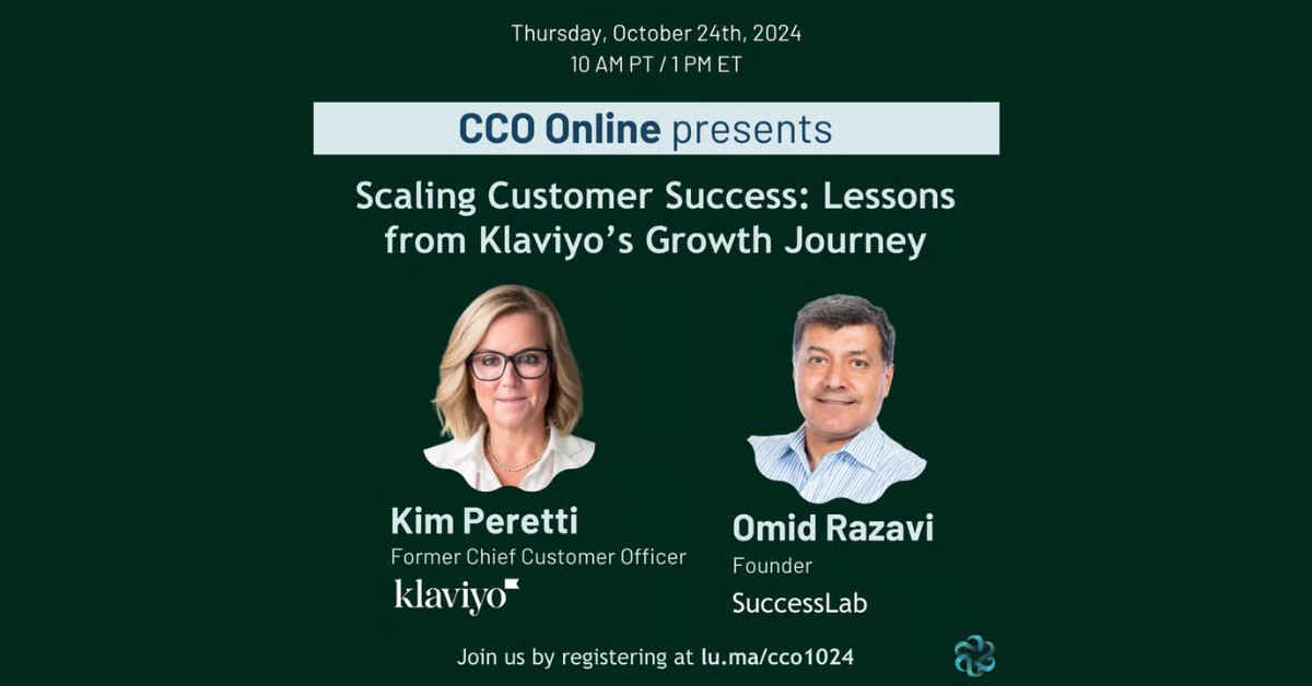 Scaling Customer Success: Lessons from Klaviyo’s Growth Journey