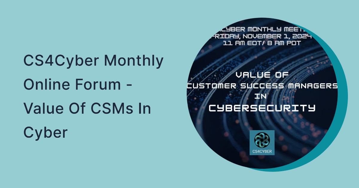 Value of CSM in Cyber