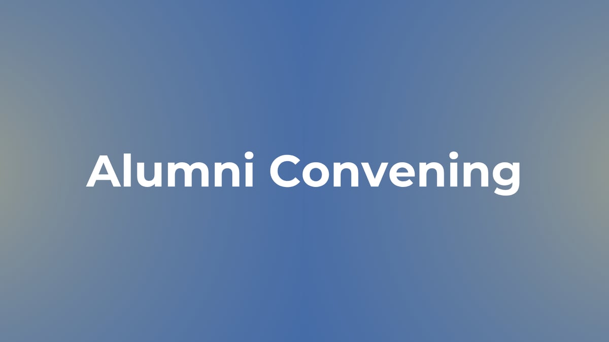 Alumni Convening