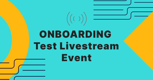 Onboarding Livestream test