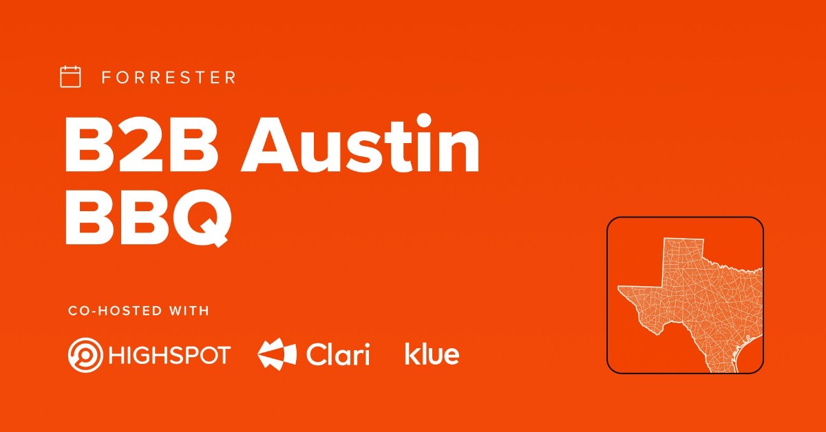 Forrester B2B BBQ