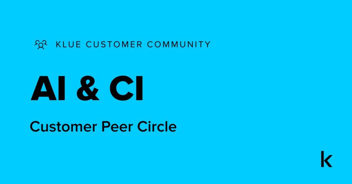 Peer Circle: AI & CI