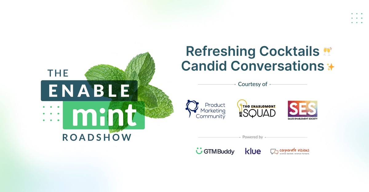 The Enable-mint Roadshow: Refreshing Cocktails. Candid Conversations