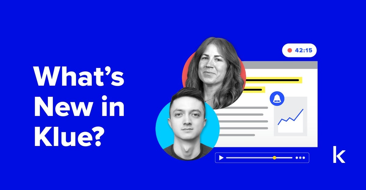 Q3 Product Webinar: What's New in Klue?