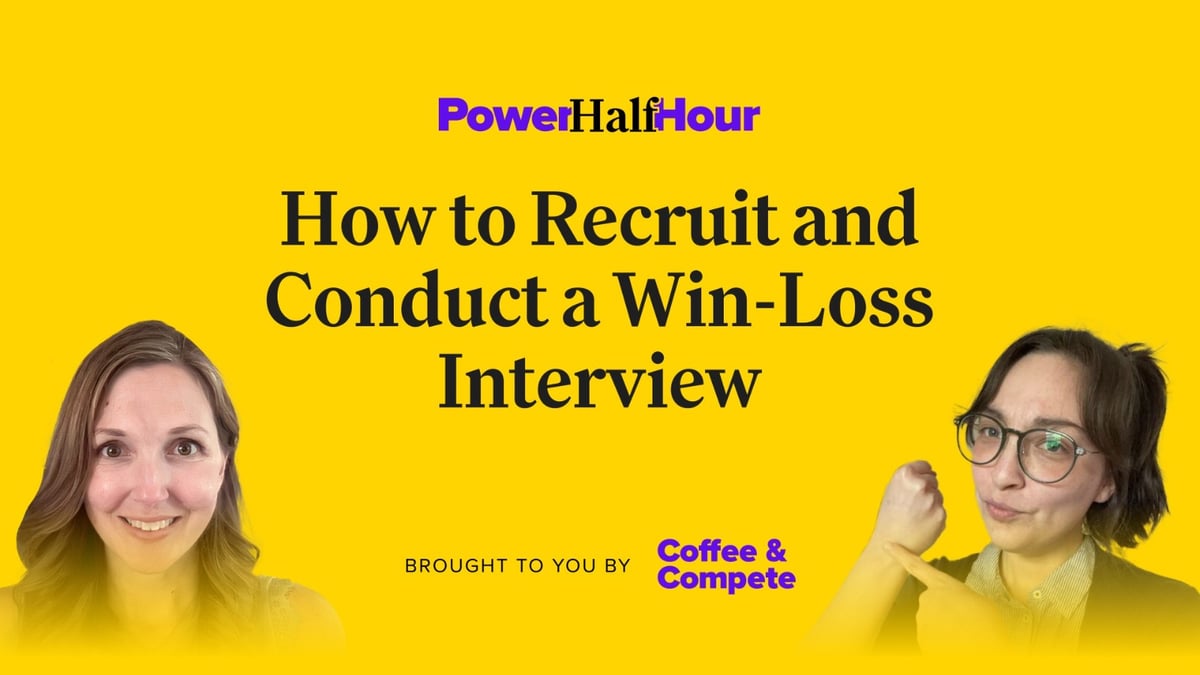 How to Recruit and Conduct a Win-Loss Interview