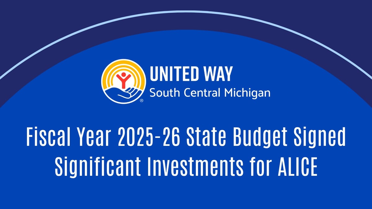 Fiscal Year 2025-26 State Budget Signed with Significant Investments for ALICE