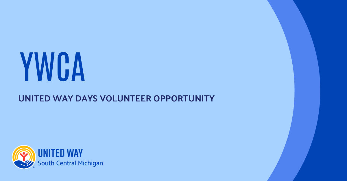 YWCA United Way Days Volunteer Opportunities: Facilities Projects, Oct. 28, 12:30-3:30 p.m.