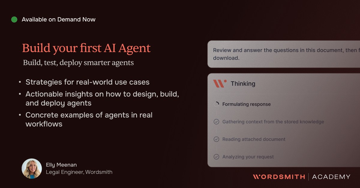 Building Your First AI Agent: Build, test, and deploy smarter workflows with agents