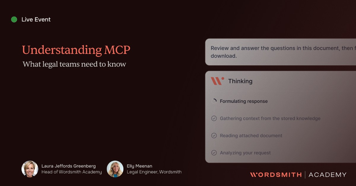 Understanding MCP - What Legal Teams Need to Know