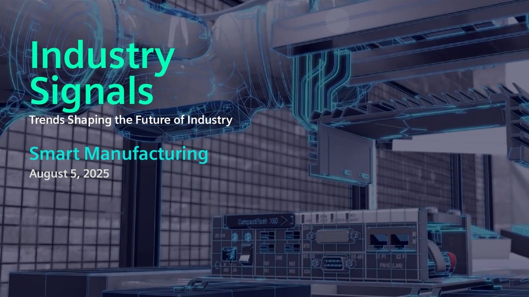Industry Signals – August 5, 2025: Smart Manufacturing at the